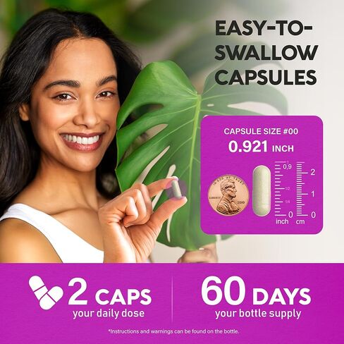 ببتيدات الكولاجين المتعددة - الأنواع المتحللة الأول والثاني والثالث والخامس والعاشر - مكمل الكولاجين للنساء 1300 مجم - مع حمض الهيالورونيك وفيتامينات C وE - دعم الجلد والشعر والأظافر والمفاصل - صنع في الولايات المتحدة الأمريكية، 120 كبسولة in Kuwait