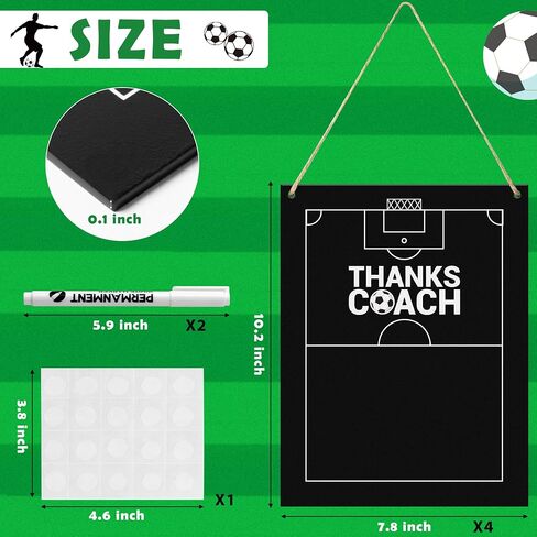 WATINC Thanks Coach Photo Frame - 7pcs Baseball Coach Wood Frame Gifts with Pen for Team Player Women Men, Home Office Sports Decorations Hanging Picture Frame Wall Art Photo Album (7.9" x 10.2") in Saudi Arabia