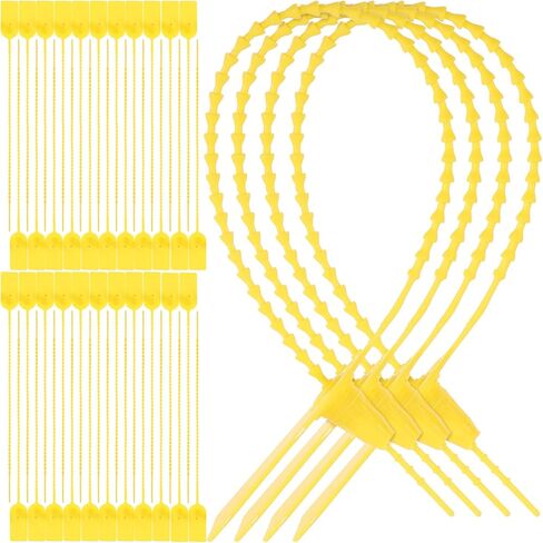 MAGICLULU 100pcs Shipping Label Breakaway Zip Ties Cord Ties for Electrical Cords Self Locking Wire Disposable Zip Ties Zip Ties Tag Shoulder Strap Fire Extinguisher Plastic in Saudi Arabia