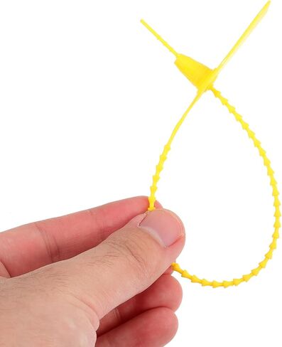 MAGICLULU 100pcs Shipping Label Breakaway Zip Ties Cord Ties for Electrical Cords Self Locking Wire Disposable Zip Ties Zip Ties Tag Shoulder Strap Fire Extinguisher Plastic in Saudi Arabia