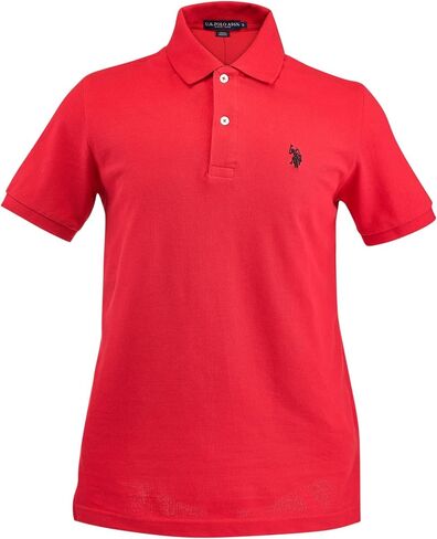 U.S. Polo Assn. Men's Solid Cotton Pique Polo with Small Pony Sunrise Heather 2XL One Size in Saudi Arabia