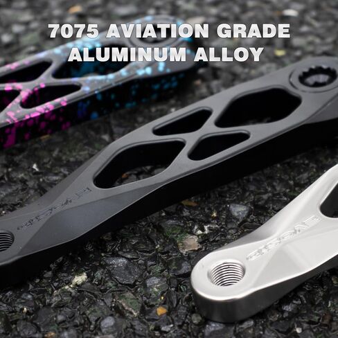 MTB Bike Crankset, Bicycle Crank Arm Set 165/170/175mm R-SPEC Trail Enduro Dub 29 Hollow Bike Crank Spindle CNC Suitable for GXP DH AM XC in Kuwait