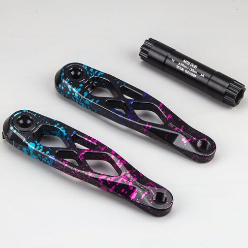 MTB Bike Crankset, Bicycle Crank Arm Set 165/170/175mm R-SPEC Trail Enduro Dub 29 Hollow Bike Crank Spindle CNC Suitable for GXP DH AM XC in Kuwait