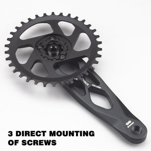 MTB Bike Crankset, Bicycle Crank Arm Set 165/170/175mm R-SPEC Trail Enduro Dub 29 Hollow Bike Crank Spindle CNC Suitable for GXP DH AM XC in Kuwait