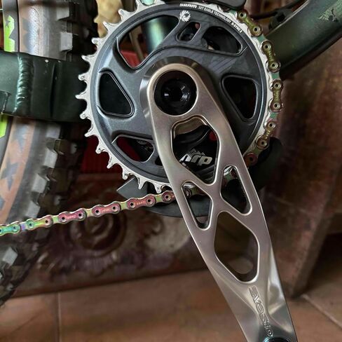 MTB Bike Crankset, Bicycle Crank Arm Set 165/170/175mm R-SPEC Trail Enduro Dub 29 Hollow Bike Crank Spindle CNC Suitable for GXP DH AM XC in Kuwait