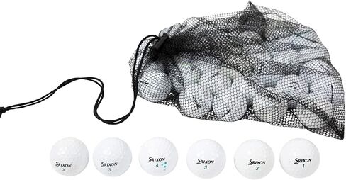 Clean Green Golf Balls Recycled & Used Golf Balls for Srixon Soft Feel Golf balls - includes Mesh Bag and Used Srixon Golf Balls in Saudi Arabia