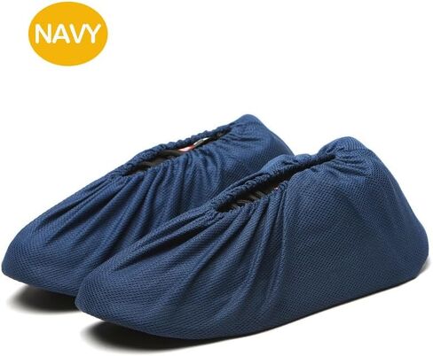 3 Pairs Non Slip Reusable Shoe Covers Breathable Full Sizes Unisex Mesh Washable Boot Covers Durable Dustproof Booties Cover For Contractor Laboratory in Saudi Arabia