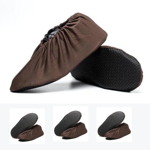 3 Pairs Non Slip Reusable Shoe Covers Breathable Full Sizes Unisex Mesh Washable Boot Covers Durable Dustproof Booties Cover For Contractor Laboratory in Saudi Arabia