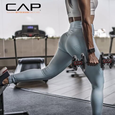 CAP Barbell ADJUSTABELL Adjustable Dumbbell Weights - Pair | 25 & 55 lb Pair Weight Option in Saudi Arabia