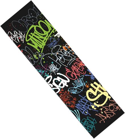 Skateboard Grip Tape, Black Griptape Sheet 9 x 33 Inch, Non Slip Bubble Free Skateboard Sandpaper, Scooter Grip Tape (Book) in Saudi Arabia