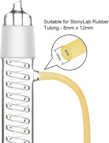 stonylab Soxhlet Extraction Kit, Borosilicate Glass 50/42 Soxhlet Extractor with Graham Condenser and Two 500 ml 24/40 Flat Bottom Flasks for Lab Extraction in Saudi Arabia