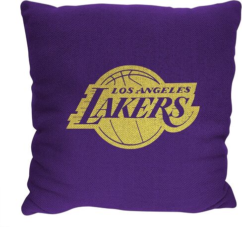 وسادة جاكار منسوجة مزدوجة الجوانب من Northwest NBA Los Angeles Lakers، عبوة من قطعتين، مقاس 35.56 سم × 35.56 سم، مقلوبة in Saudi Arabia