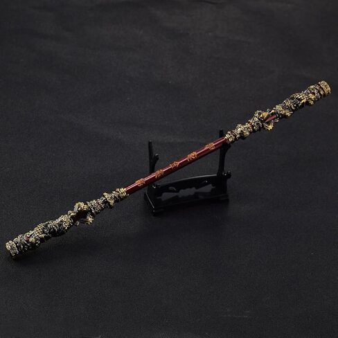 Black Myth: Wukong Weapon Bronzecloud Ruyi Staff Martial Arts Bo Staffs Game Collection Desk Room Decoration Backpack Pendant Gift（30cm/11.8inchs） in Saudi Arabia