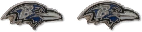 Aminco NFL Baltimore Ravens Logo Post Earrings in Saudi Arabia