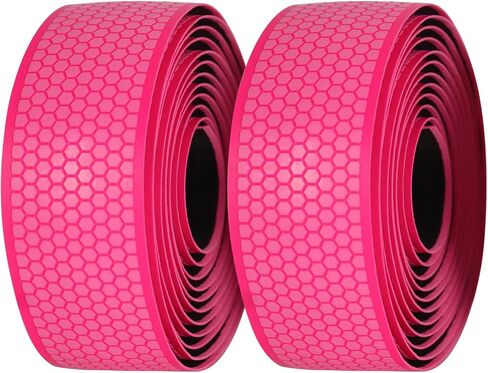 Bike Handlebar Tape,Bike Grip Tape，Bike Tape for Handlebars，Bicycle Bar Tape– 2 Rolls (Black -3K Carbon Pattern) in Saudi Arabia