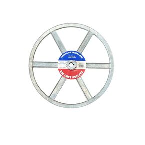 Chicago Die Cast 1400A7 Single V-Groove Pulley 14" X 3/4" Bore and Keyway. 100% Made in The USA!