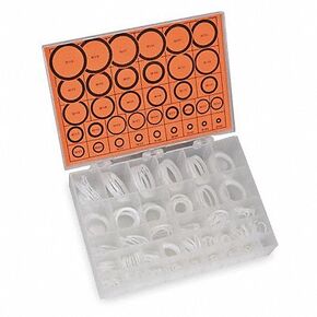Backup Ring Asst, PTFE, 325 Pcs, 36 Sizes