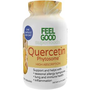 Quercetin Phytosome - High Absorption - Health Supplement for Immune & Respiratory Health Support - Premium Antioxidant - 60 Capsules