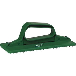Vikan, Blue Pad Holder,Handheld,9" x 3.7",PP/SS, 5510