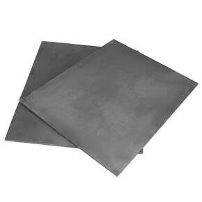 1/8''Hot Rolled Steel Sheet Plate Laser Cut Metal Plate 8'' x 10'' A36 Steels Sheets Weldable for Weld Cutting Structure Support Industrial Home Use Machining Rolling (2Pack)