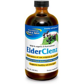 North American Herb & Spice ElderClenz - 8 fl oz - Non-GMO, Gluten Free - 48 Servings