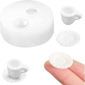 Mini Simulation Bread Tray Resin Silicone Mold for Epoxy Resin Casting for DIY Art Craft Mini Dollhouse Kitchen Accessories Display Decoration