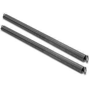 Pair of 180 lbs Heavy Duty Garage Door Extension Springs Stretch Spring,High Precision Electrophoresis Black Coated for Corrosion Resistance,MIN 18000 Cycles for 7ft Garage Door Springs Replacement