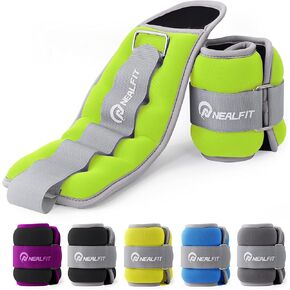 Ankle Weights for Men Women Kids, Leg Arm Wrist Weights with Adjustable Strap for Running, Gymnastics, Aerobics,Gym, Fitness