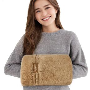 NEWGO Microwavable Hand Warmers, Moist Heat Therapy Relief for Hands and Fingers, Hot Relief for Stiff Joints, Trigger Finger, Inflammation- Brown