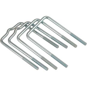 CE Smith - 11416 Straight (2) & Formed (2) Square U-Bolt Kit - 3/8" x 3-1/2" x 6"