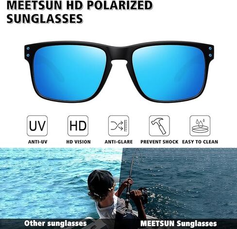 4 Pack Polarized Sunglasses for Men Women Sports Driving Fishing Glasses UV400 Protection in Saudi Arabia