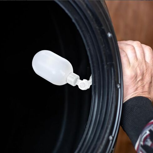 nicunom 8 حزمة صمام تعويم صغير، 1/4 بوصة صمام الكرة العائمة، صمام تعويم المياه البلاستيكية مع ذراع قابل للتعديل للتحكم التلقائي في مستوى المياه في الخزان، حوض مياه الماشية، أحواض السمك، تربية الأحياء المائية in Kuwait