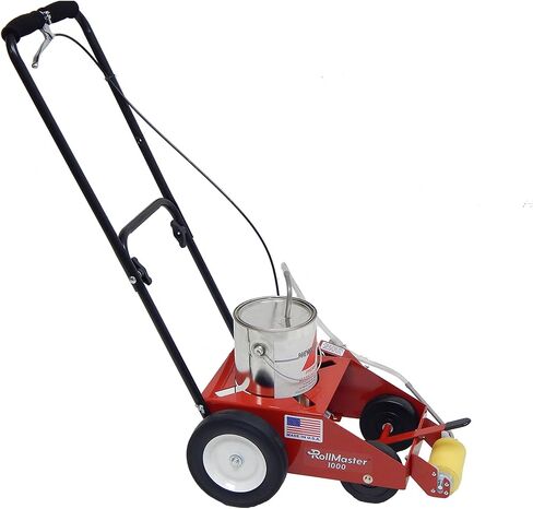RollMaster 1000 Line Painting Machine (Part #10003856) | Lightweight, Foldable | Includes 4" Roller Kit | for Warehouses, Parking Lots, Playground & Pickleball Courts | Easy Clean-Up | Made in USA in Saudi Arabia