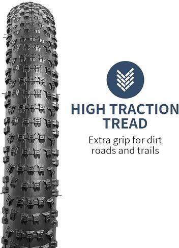 YUNSCM 20" Bike Tires 20x2.60/66-406 and 20" Bike Tubes Schrader Valve Compatible with Mountain/Off Road Bike 20 x 2.5 20 x 2.6 20 x 2.70 Bicycle Tires and Tubes (P-1327) in Saudi Arabia