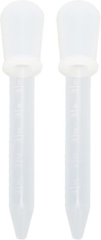 Transfer Pipettes, Pipettor Accessories 2pcs Liquid Dropper 5ml Capacity Pipette Tips Light Weight Measuring Pipettes Compact Portable Pipettes for Science Laboratory DIY Art in Saudi Arabia