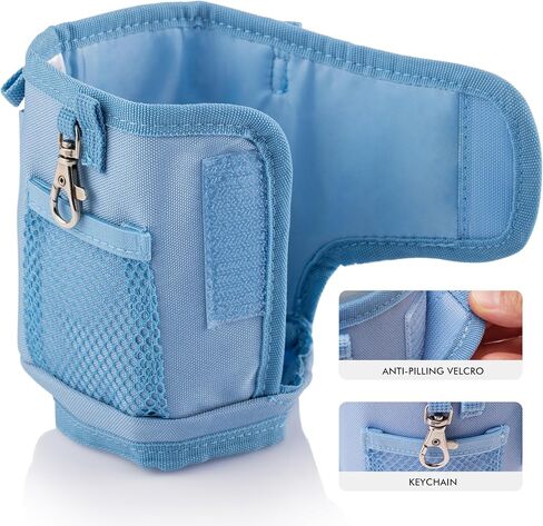 Water Bottle Carrier Bag with Strap for Stanley Cup Accessories 40oz, Elastic Phone Pocket Anti-Pilling Velcro, Insulated Water Bottle Holder Pouch with Strap for Stanley 40 oz Tumbler in Saudi Arabia