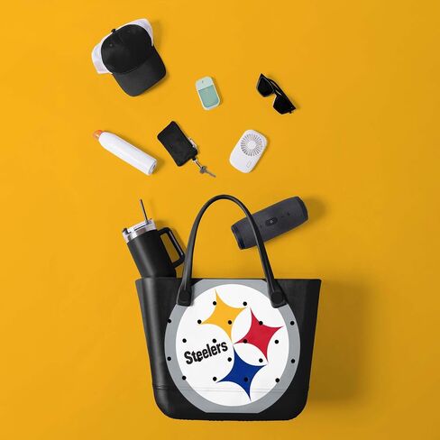 FOCO Pittsburgh Steelers NFL Big Logo Tailgate Tote Bag in Saudi Arabia