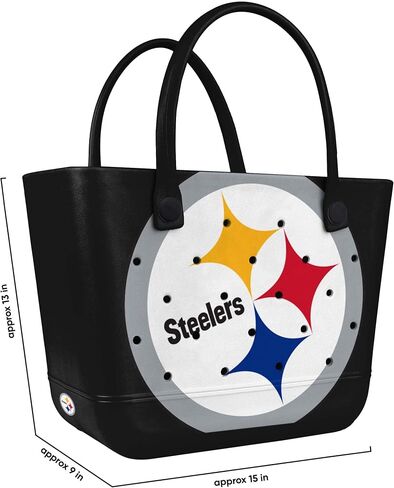 FOCO Pittsburgh Steelers NFL Big Logo Tailgate Tote Bag in Saudi Arabia