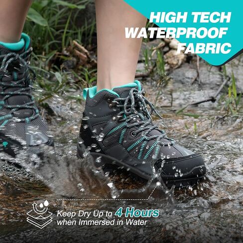 R CORD أحذية التنزه النسائية مقاومة للماء مريحة ومضادة للانزلاق أحذية التنزه النسائية خفيفة الوزن أحذية الرحلات والتخييم في الهواء الطلق in Kuwait