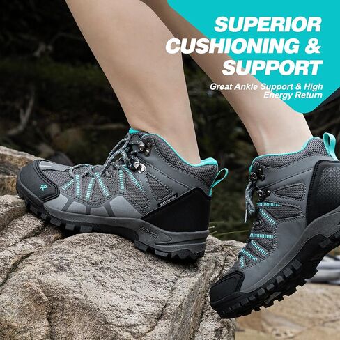 R CORD أحذية التنزه النسائية مقاومة للماء مريحة ومضادة للانزلاق أحذية التنزه النسائية خفيفة الوزن أحذية الرحلات والتخييم في الهواء الطلق in Kuwait