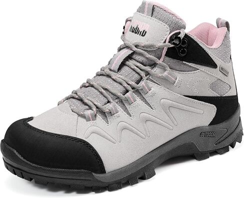 R CORD Womens Hiking Boots Waterproof Comfortable Non-Slip Hiking Boots Womens Lightweight Outdoor Trekking Camping Boots in Saudi Arabia