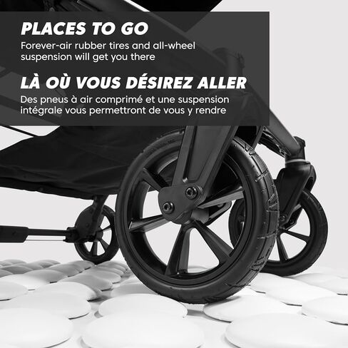 عربة أطفال فردية Baby Jogger City Mini GT2، سلسلة صديقة للبيئة، ضباب أردوازي، استخدام في أربعة اتجاهات مع محولات مقعد السيارة للرضع متضمنة in Saudi Arabia