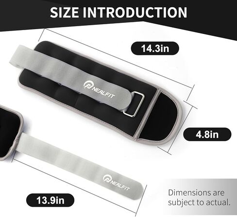 Ankle Weights for Men Women Kids, Leg Arm Wrist Weights with Adjustable Strap for Running, Gymnastics, Aerobics,Gym, Fitness in Kuwait