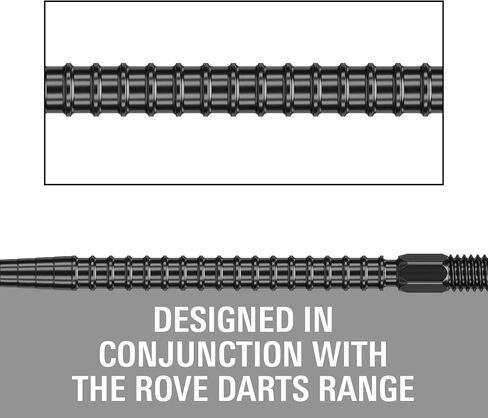 TARGET Darts Swiss Point Dart Points, Chrono (3 Pack Set of Tips) 26MM/30MM/35MM/40MM – Gold/Silver/Black | Change Dart Points, Swiss Storm Points, Professional Darts Accessories in Saudi Arabia