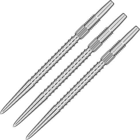 TARGET Darts Swiss Point Dart Points, Chrono (3 Pack Set of Tips) 26MM/30MM/35MM/40MM – Gold/Silver/Black | Change Dart Points, Swiss Storm Points, Professional Darts Accessories in Saudi Arabia