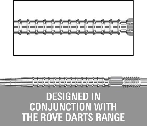 TARGET Darts Swiss Point Dart Points, Chrono (3 Pack Set of Tips) 26MM/30MM/35MM/40MM – Gold/Silver/Black | Change Dart Points, Swiss Storm Points, Professional Darts Accessories in Saudi Arabia