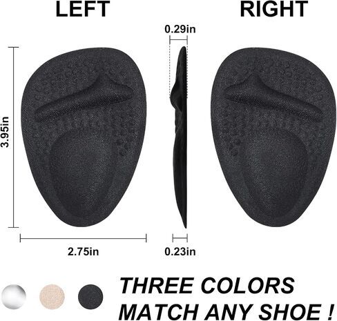 Ball of Foot Cushions, Metatarsal Pads Women, High Heels Non-Slip Comfort Pads, Shoe Support for Metatarsalgia Mortons Neuroma Pain Relief (2 Pairs,Beige) in Saudi Arabia
