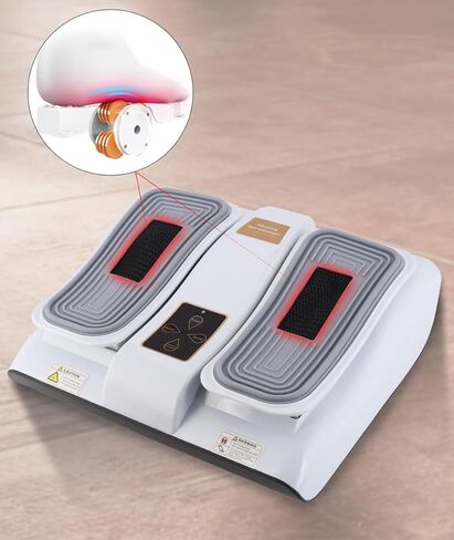 Leg Exerciser with Remote, Adjustable Electric Foot Massager Vibrating Foot Massager - Promotes Leg Exercise, Health, and Blood Circulation in Saudi Arabia