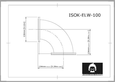 ISO63 ISO-K 63 equal elbow clamp type flange in Saudi Arabia