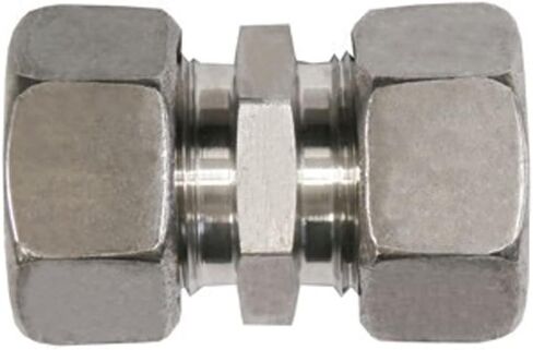 Brennan Industries D8060-L28-28-NBR لقمة توصيل فولاذية مستقيمة، 28 مم × 28 مم × حجم الأنبوب، M36 × 2 NPT × M36 × 2 NPT in Saudi Arabia